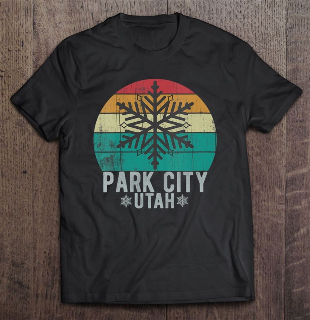 Special Retro Park City Utah Vintage Sunset 
