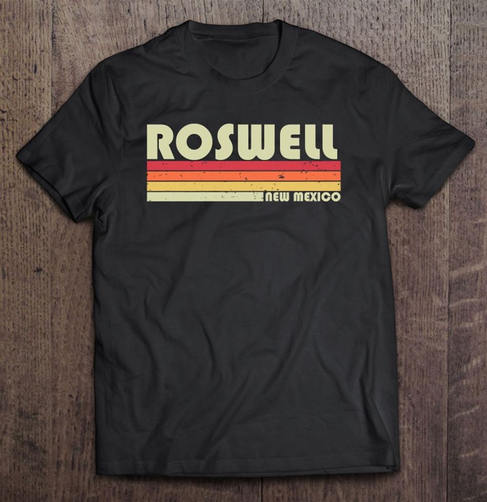 Great Roswell Nm New Mexico Funny City Home Roots Gift Retro 80s 