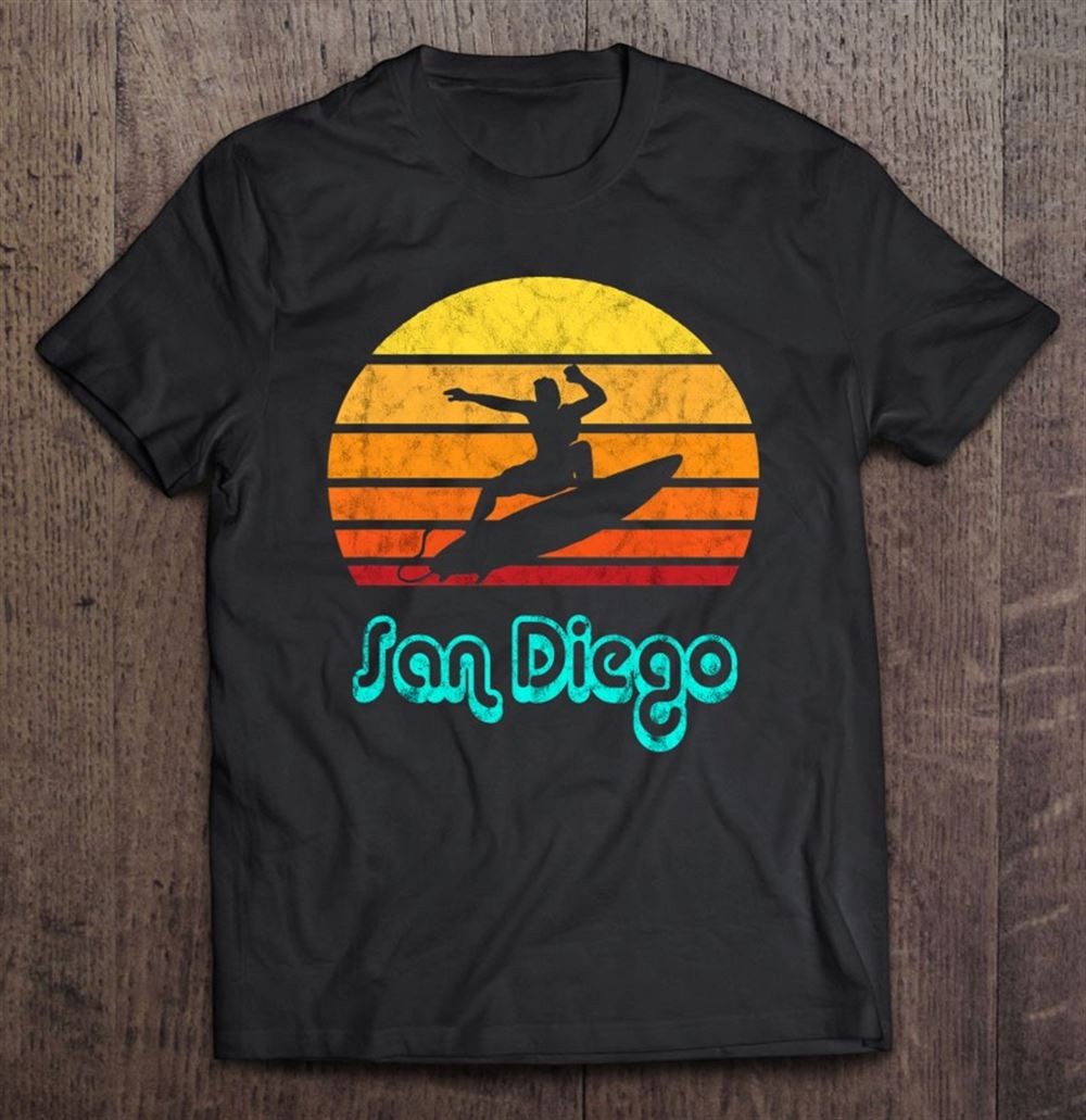 Attractive San Diego Souvenir Retro Surf Vintage California 