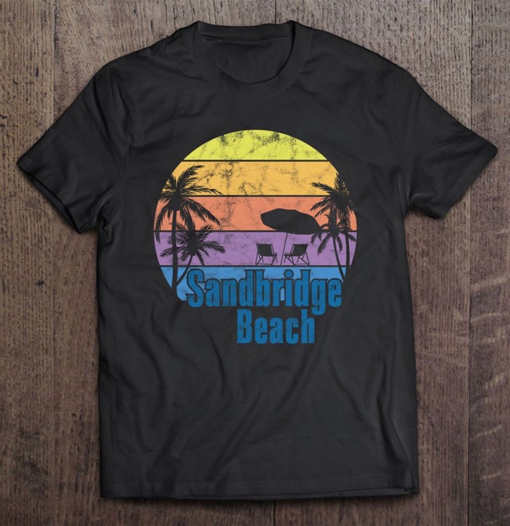 Gifts Sandbridge Virginia Beach Retro Sunset Family Beach Vacation 