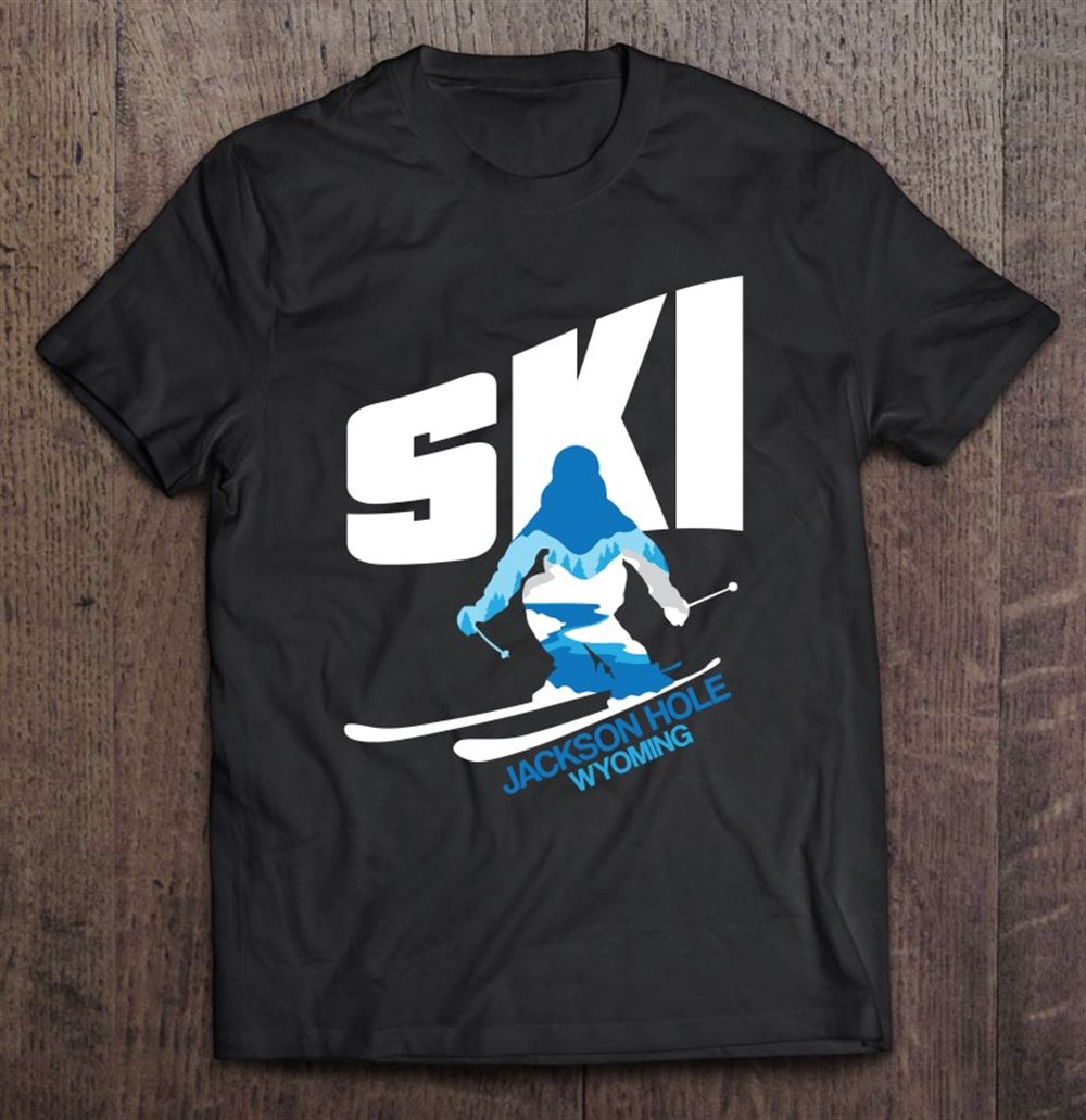 Limited Editon Ski Jackson Hole Retro Skier Gift Apparel 