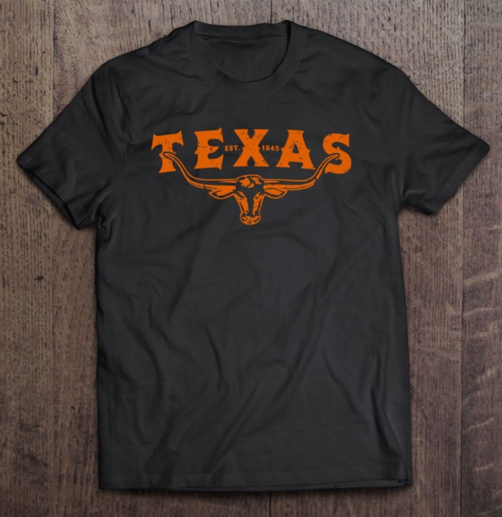 Awesome Texas Longhorn Bull Vintage Distressed Icon Texan Pride Pullover 
