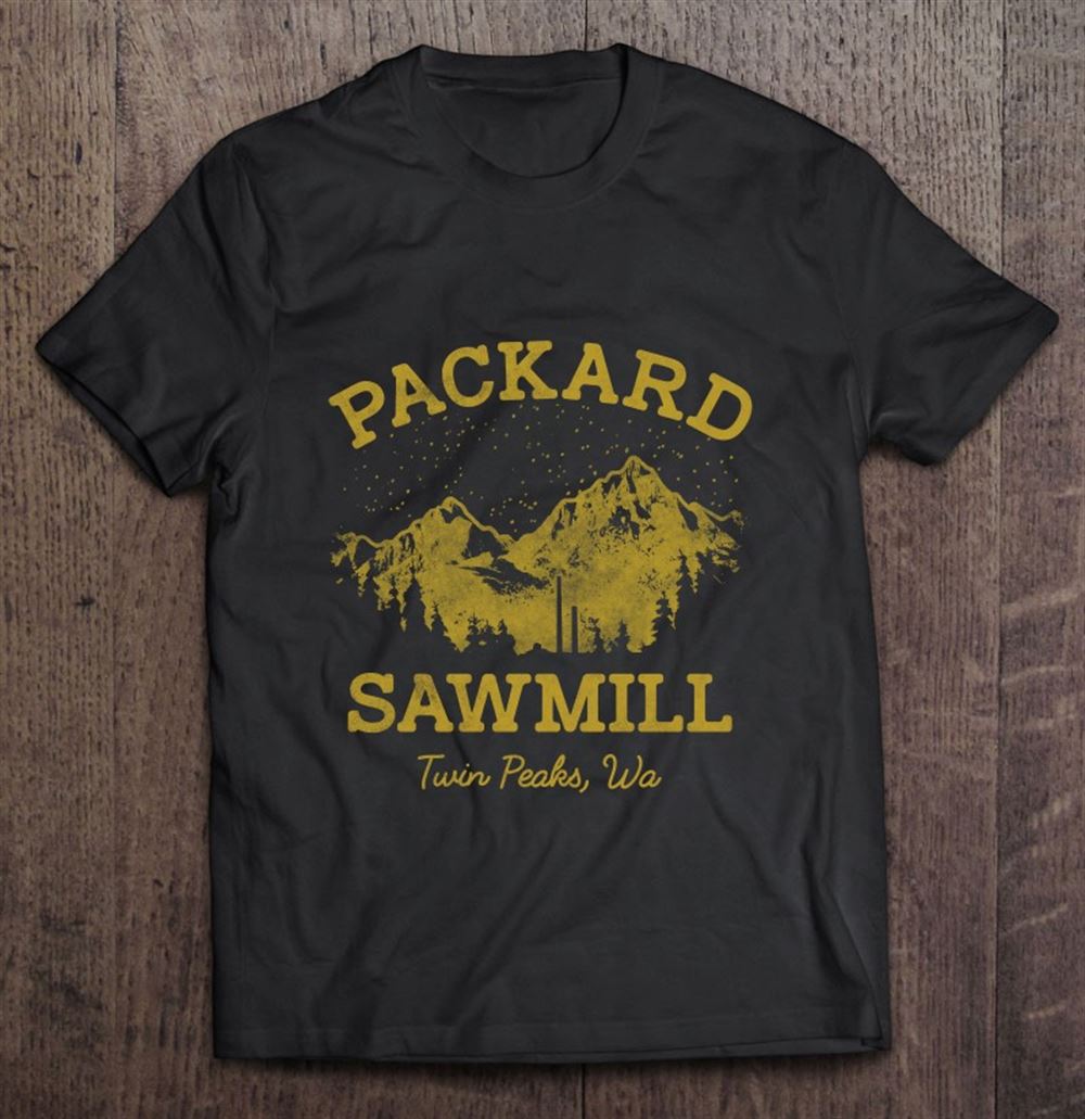 Promotions Twin Peaks Packard Sawmill Retro Vista Logo 