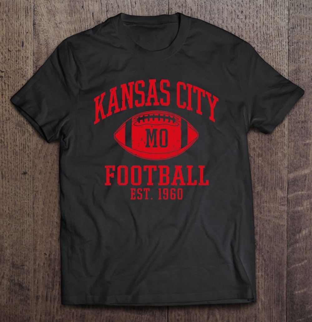 Awesome Vintage Kansas City Missouri Football Kc Retro 