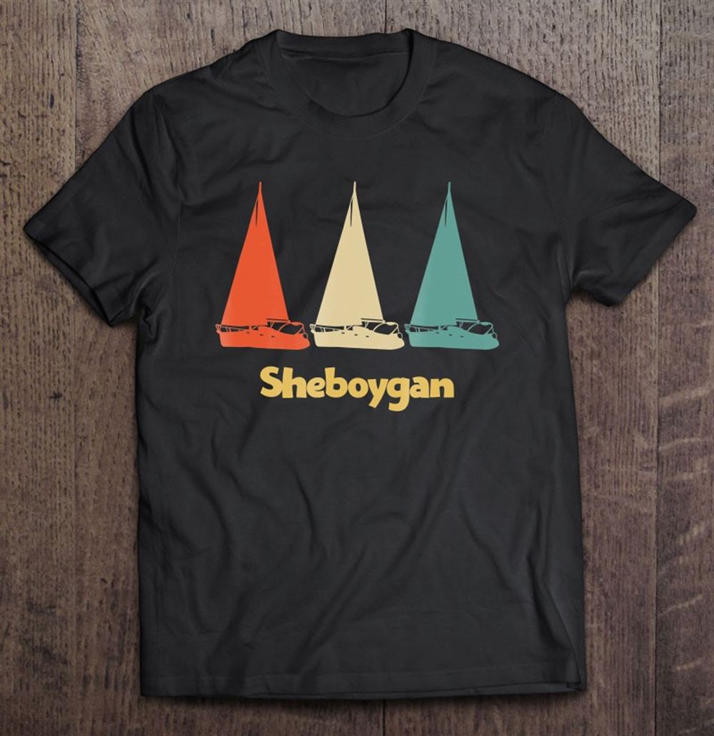Awesome Vintage Retro Sheboygan Wi Sailboat 
