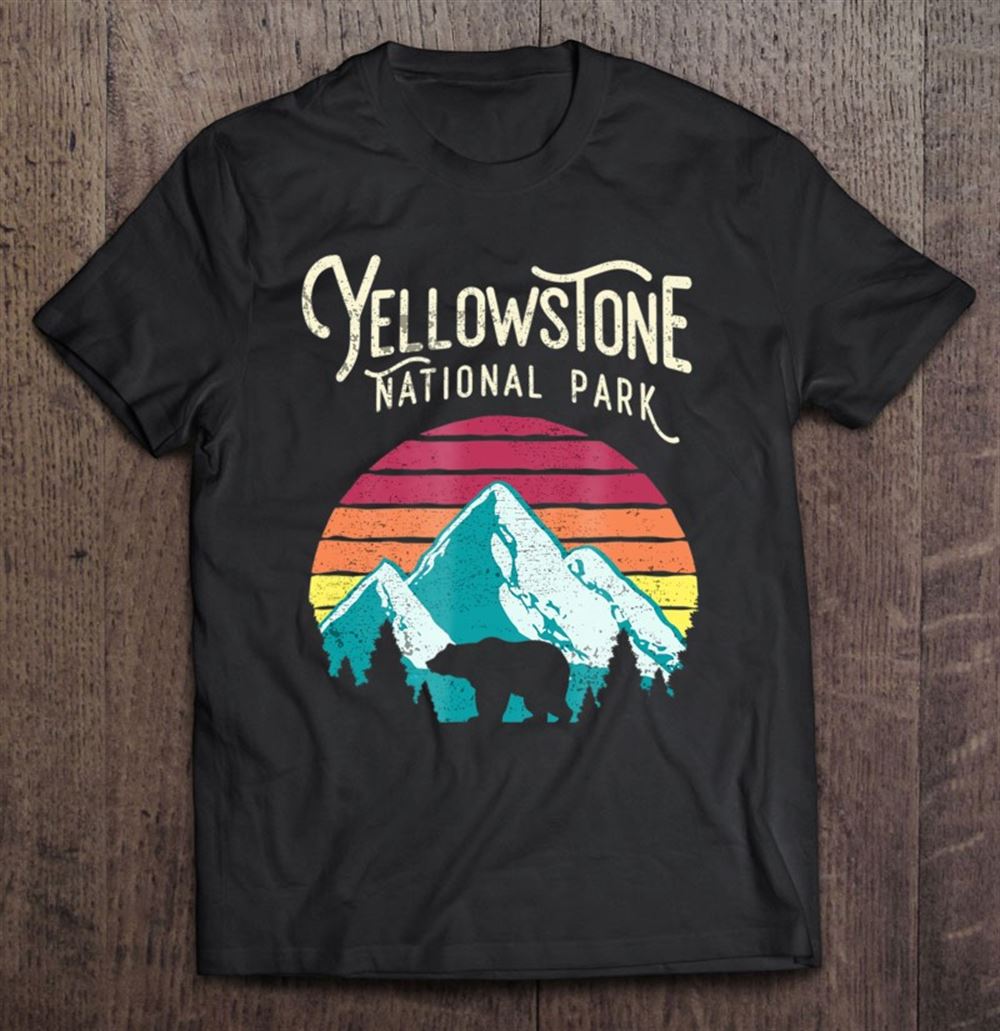 Attractive Vintage Yellowstone National Park Wy Mountain Bear 