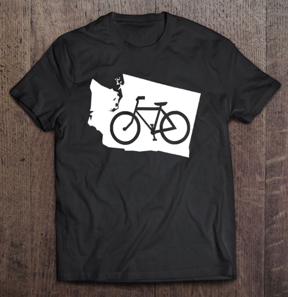 Special Washington Mountain Biking Shirt Pacific Nw State Bike Tee 