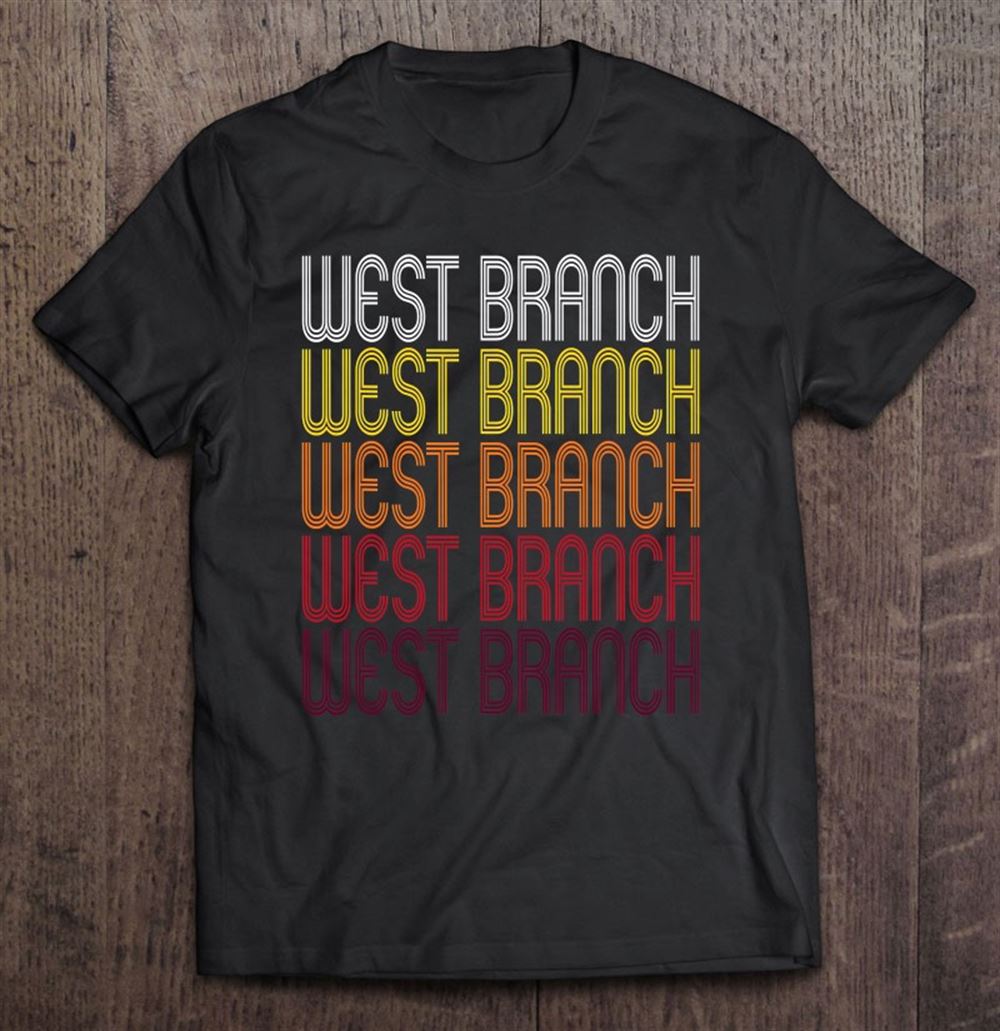 High Quality West Branch Mi Vintage Style Michigan 