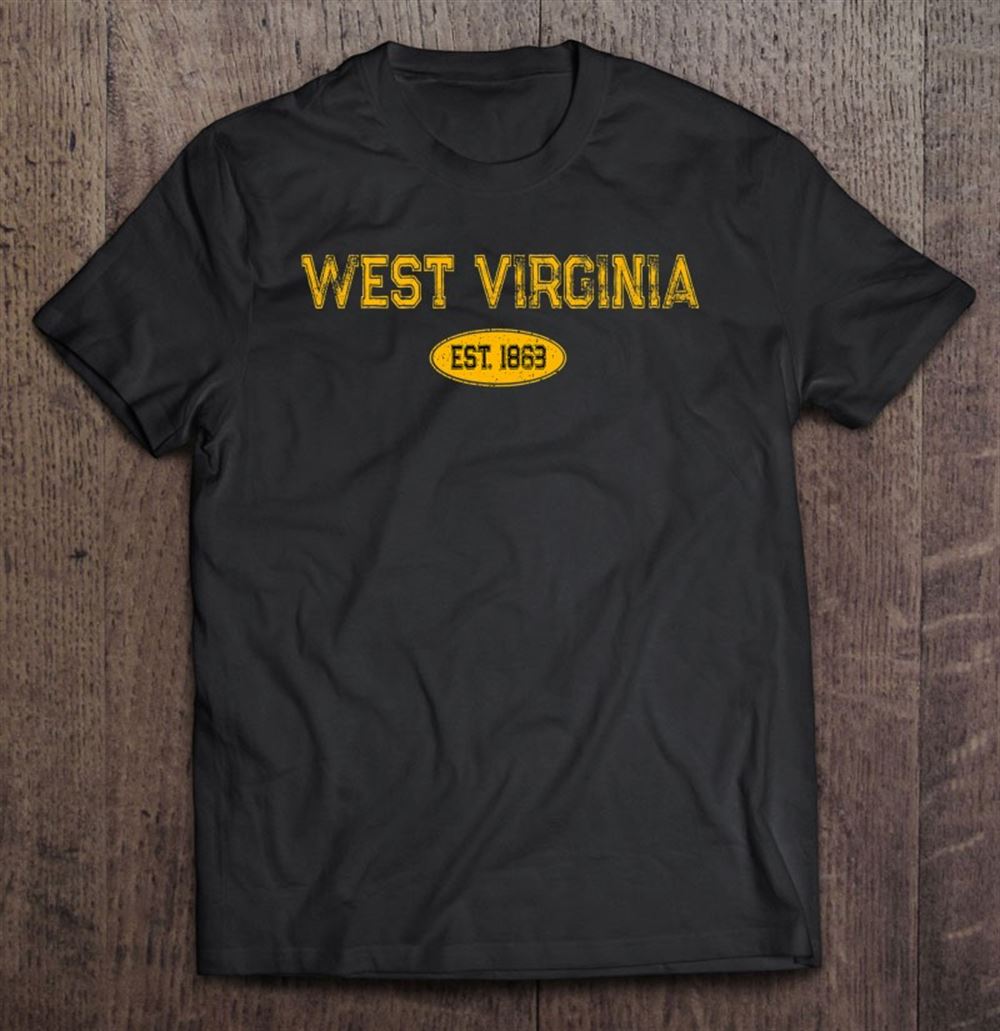 Awesome West Virginia Wv Souvenir Love Vintage Established Est State 