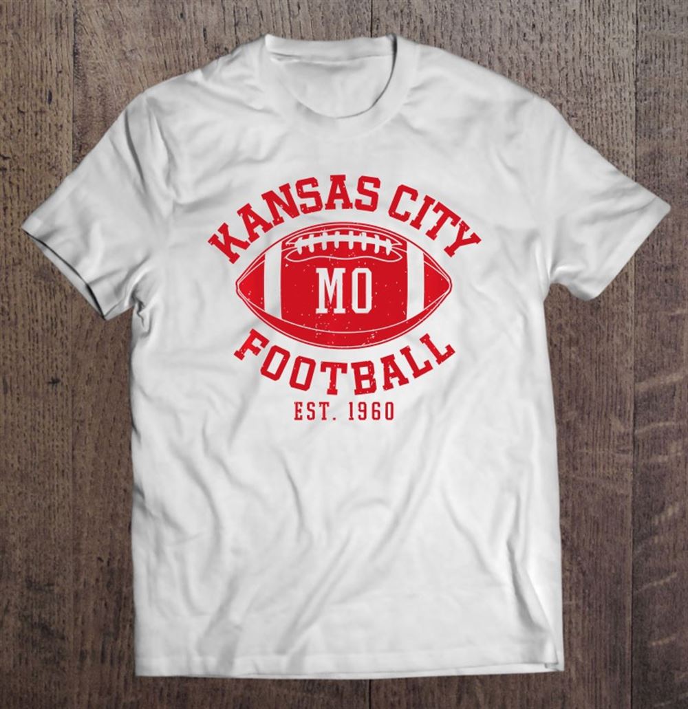 Great Kansas City Football Vintage Kc Missouri Retro Gift Pullover 