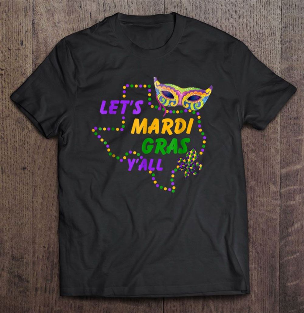 Attractive Lets Mardi Gras Yall Texas Beads 