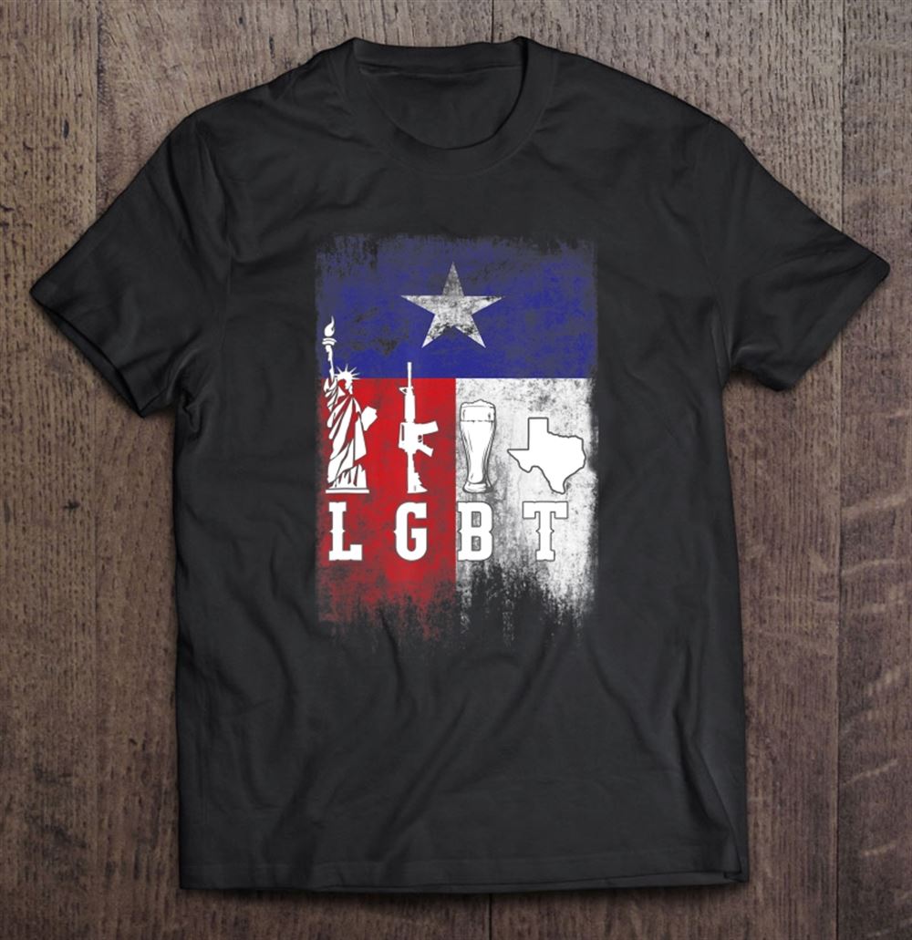 Gifts Liberty Guns Beer Texas Shirt Lgbt Pride 