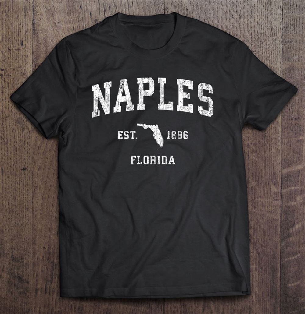 Best Naples Florida Fl Vintage Athletic Sports Design 
