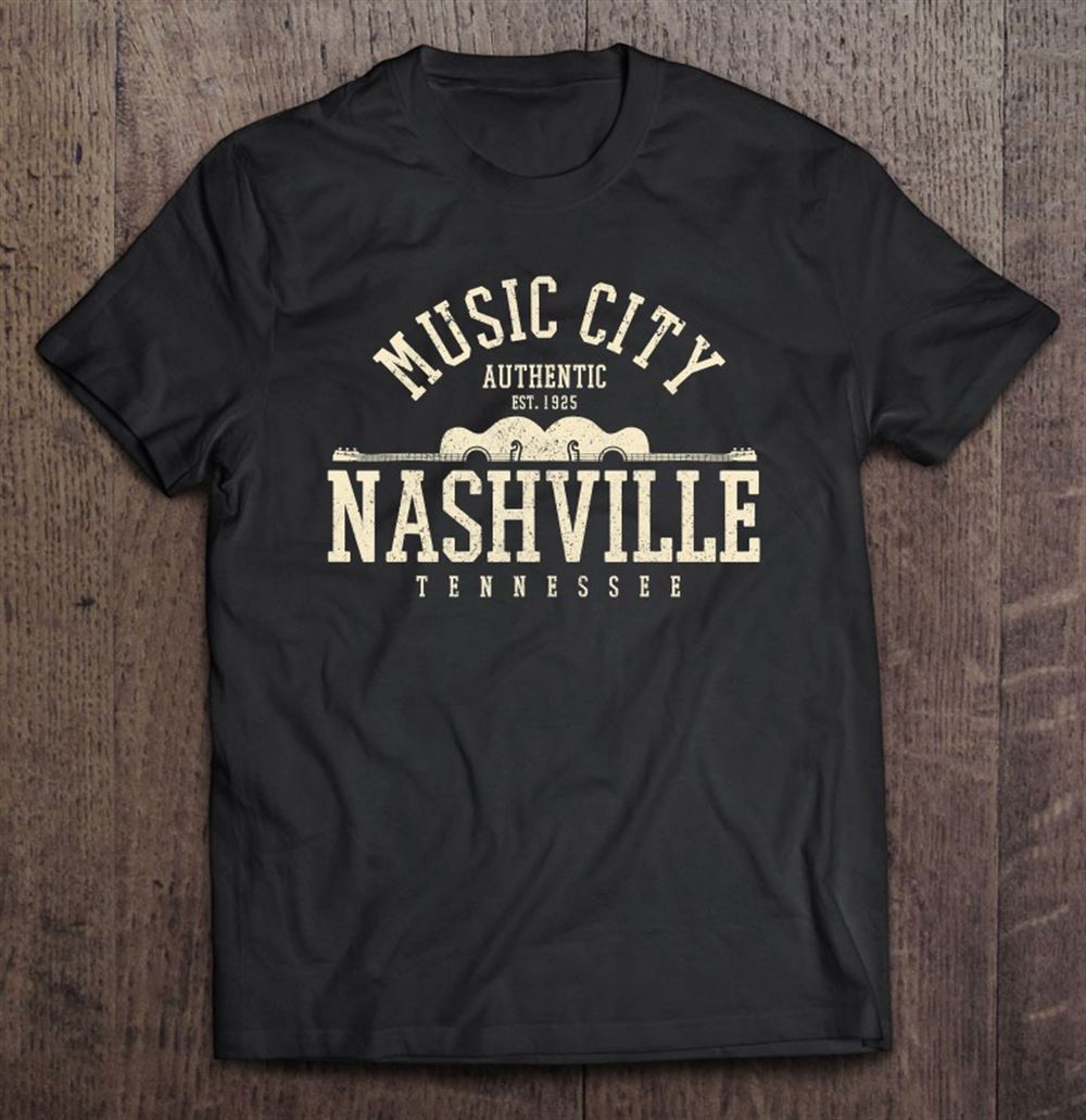 Gifts Nashville Tennessee Country Music City Guitar Gift Vintage 