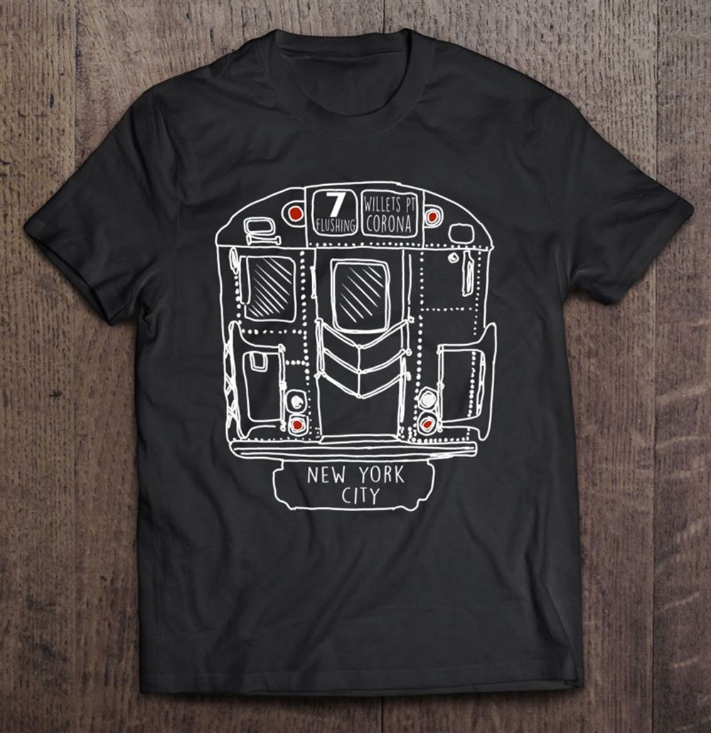 Amazing New York City Subway Train Vintage Shirt 