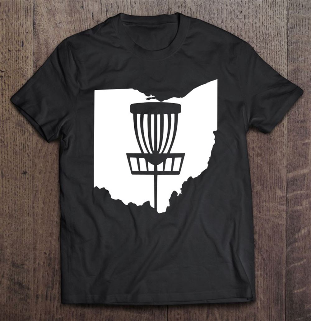 Limited Editon Ohio Disc Golf State With Basket Graphic Pullover 