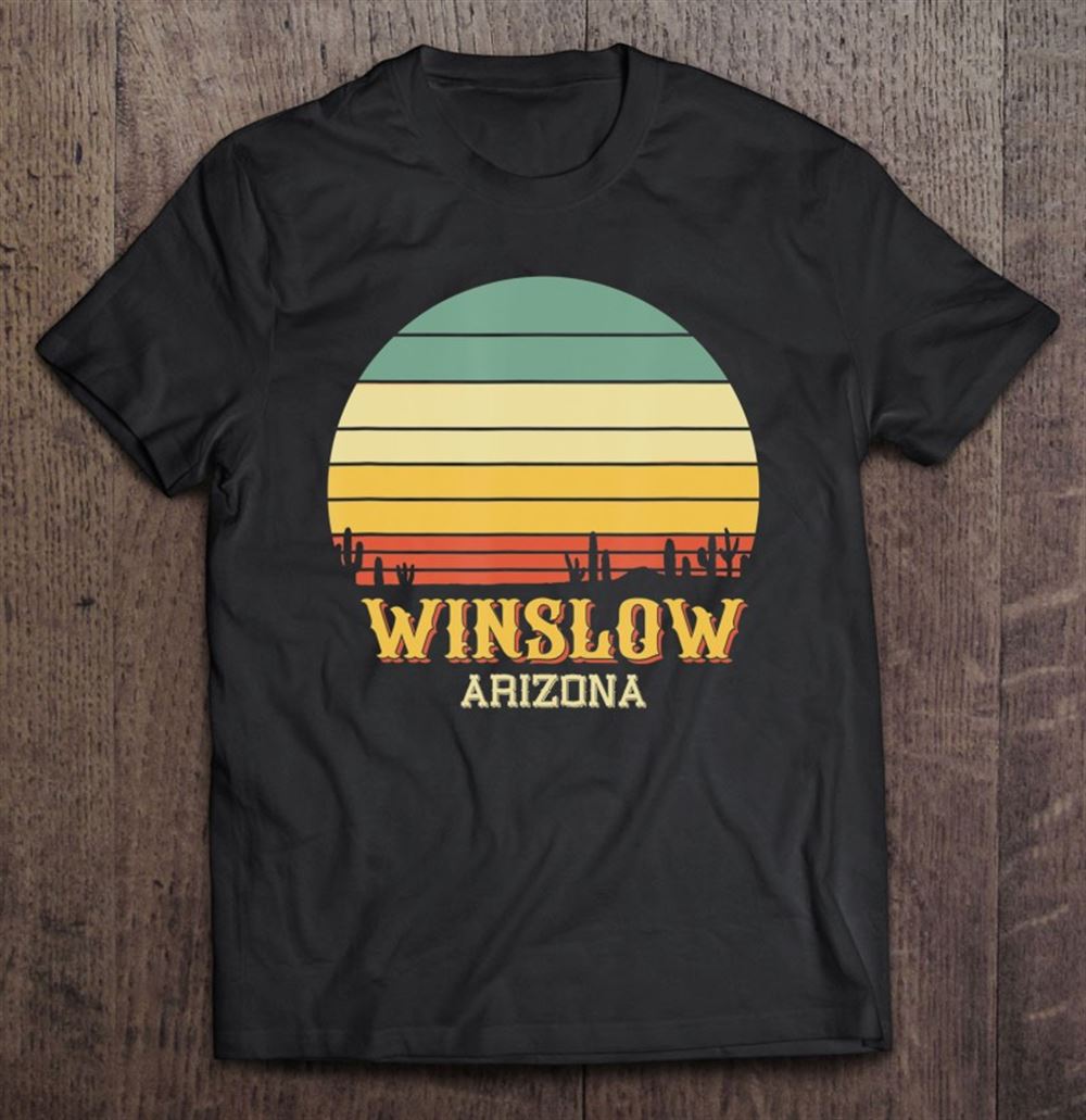 Limited Editon Retro Cactus Winslow Arizona Vintage Desert Sun 