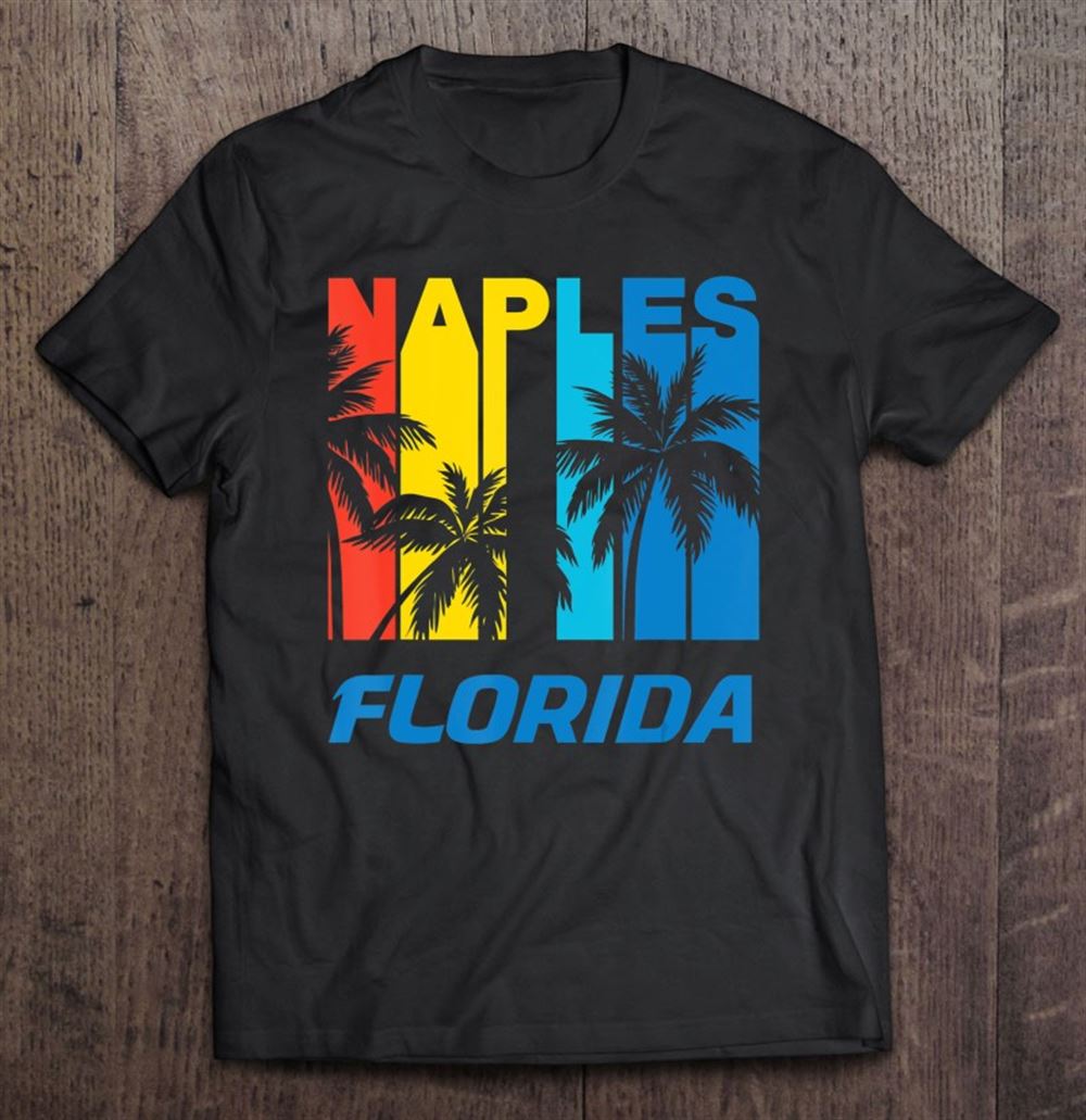 Interesting Retro Naples Florida Palm Trees Vacation 