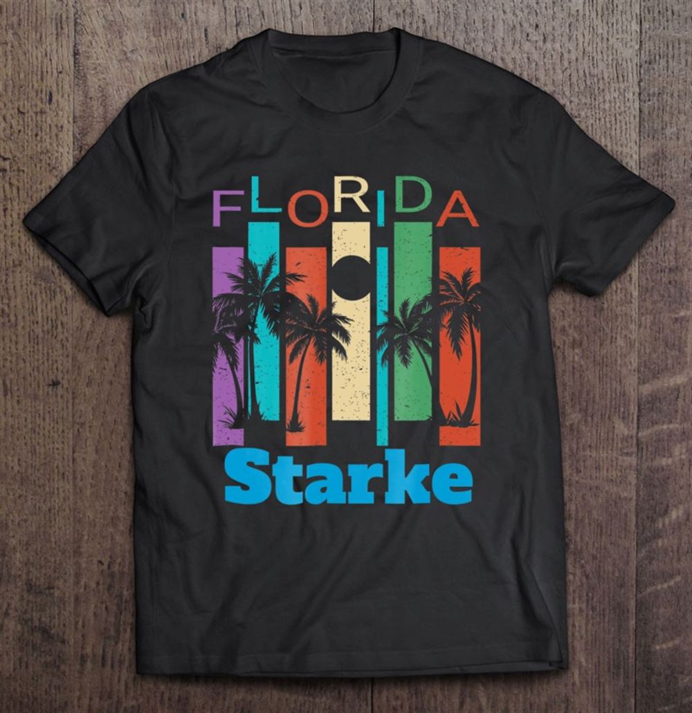 Great Retro Starke Florida Palm Tree Souvenir 