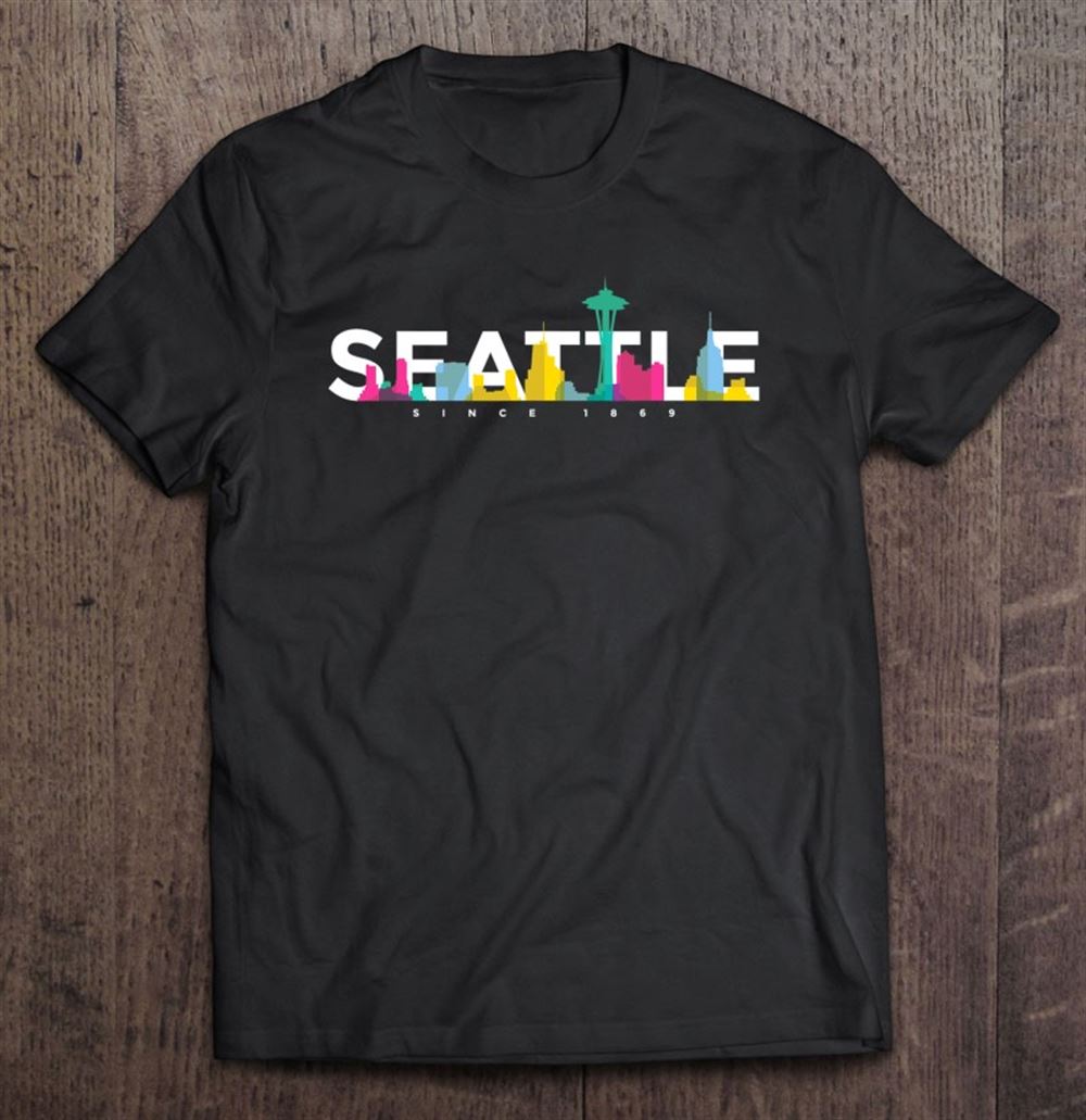 Gifts Seattle Skyline Retro Vintage Washington Souvenir Gift 