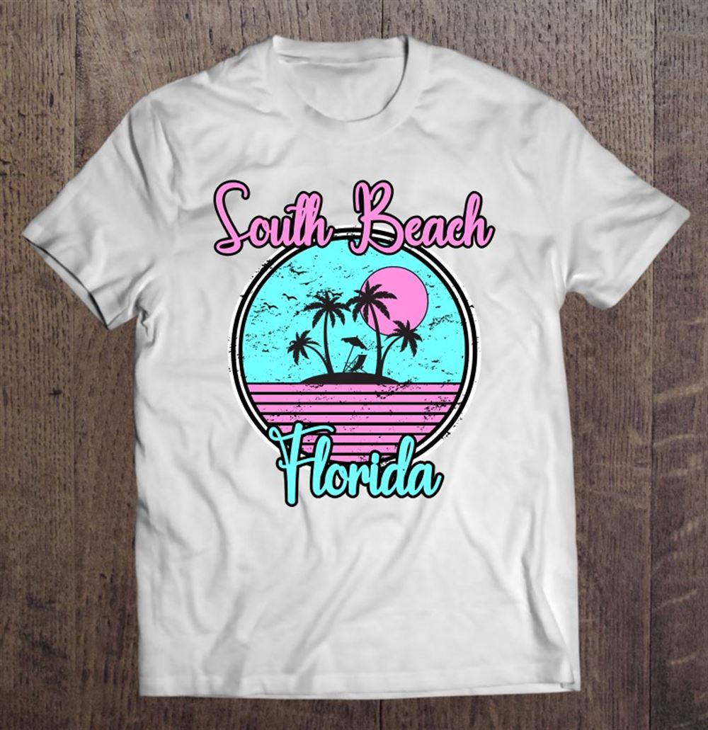 Interesting South Beach Miami Beach Florida Fl Travel Souvenir Gift Pullover 