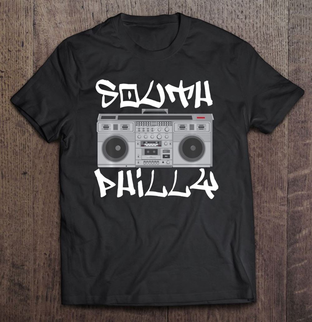Special South Philly Boom Box Graffiti Lettering Pullover 