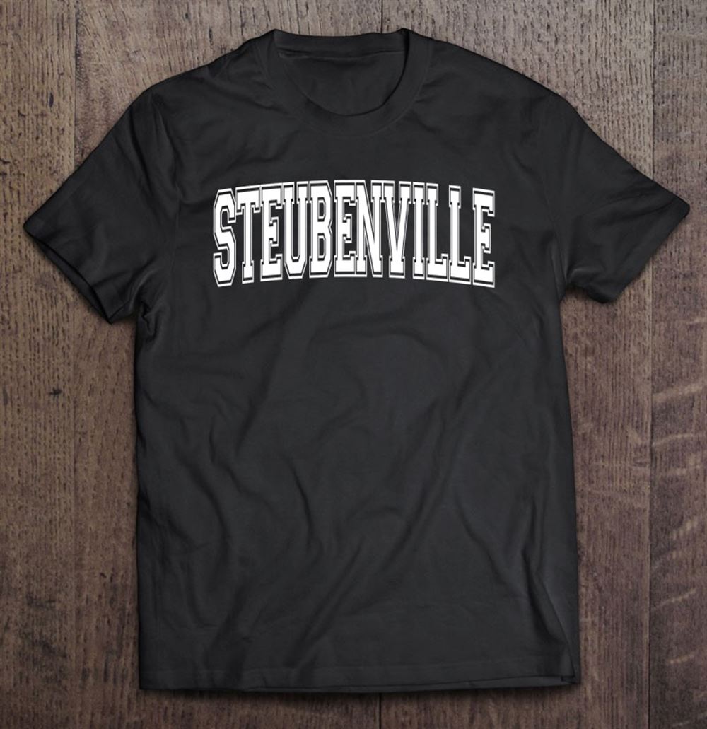 Happy Steubenville Oh Ohio Usa Vintage Sports Varsity Style 