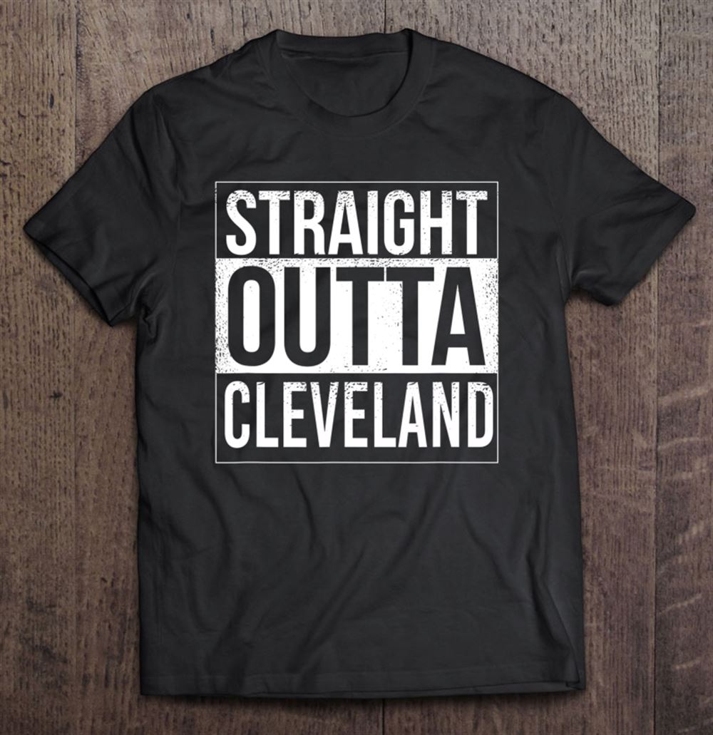 Great Straight Outta Cleveland Usa American Hometown City 