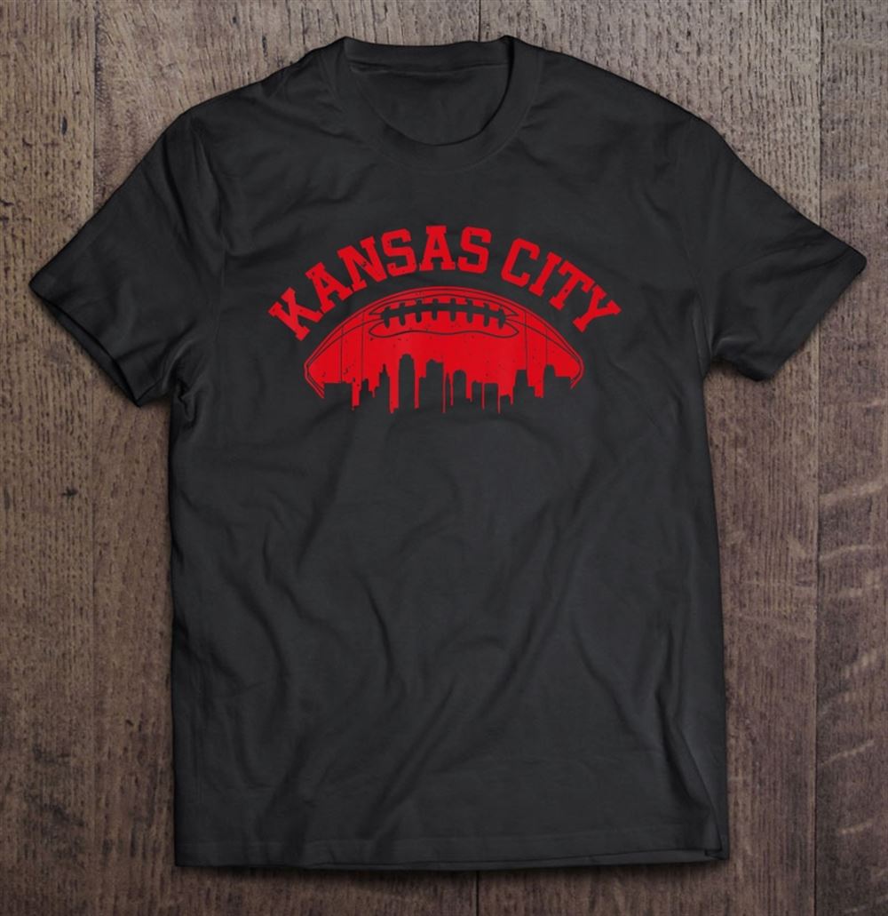 Special Vintage Kansas City-football Kc Skyline Missouri Retro 