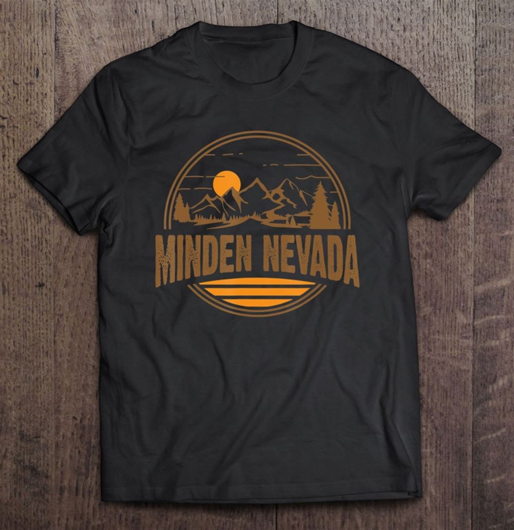 Best Vintage Minden Nevada Mountain Hiking Souvenir Print 