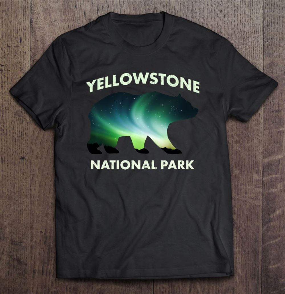 Happy Vintage Yellowstone Grizzly Bear Shirt National Park Gift 