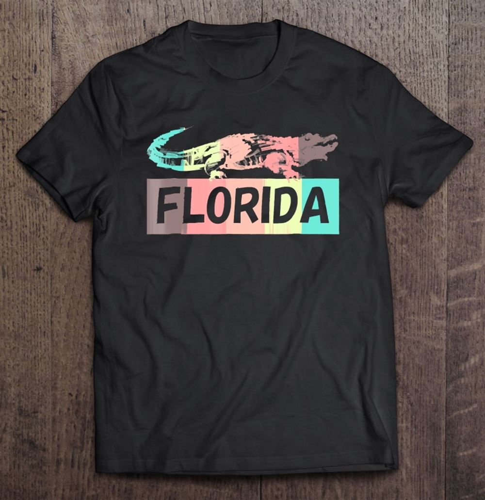 Limited Editon Visit Florida Beaches Flamingos And Gators 