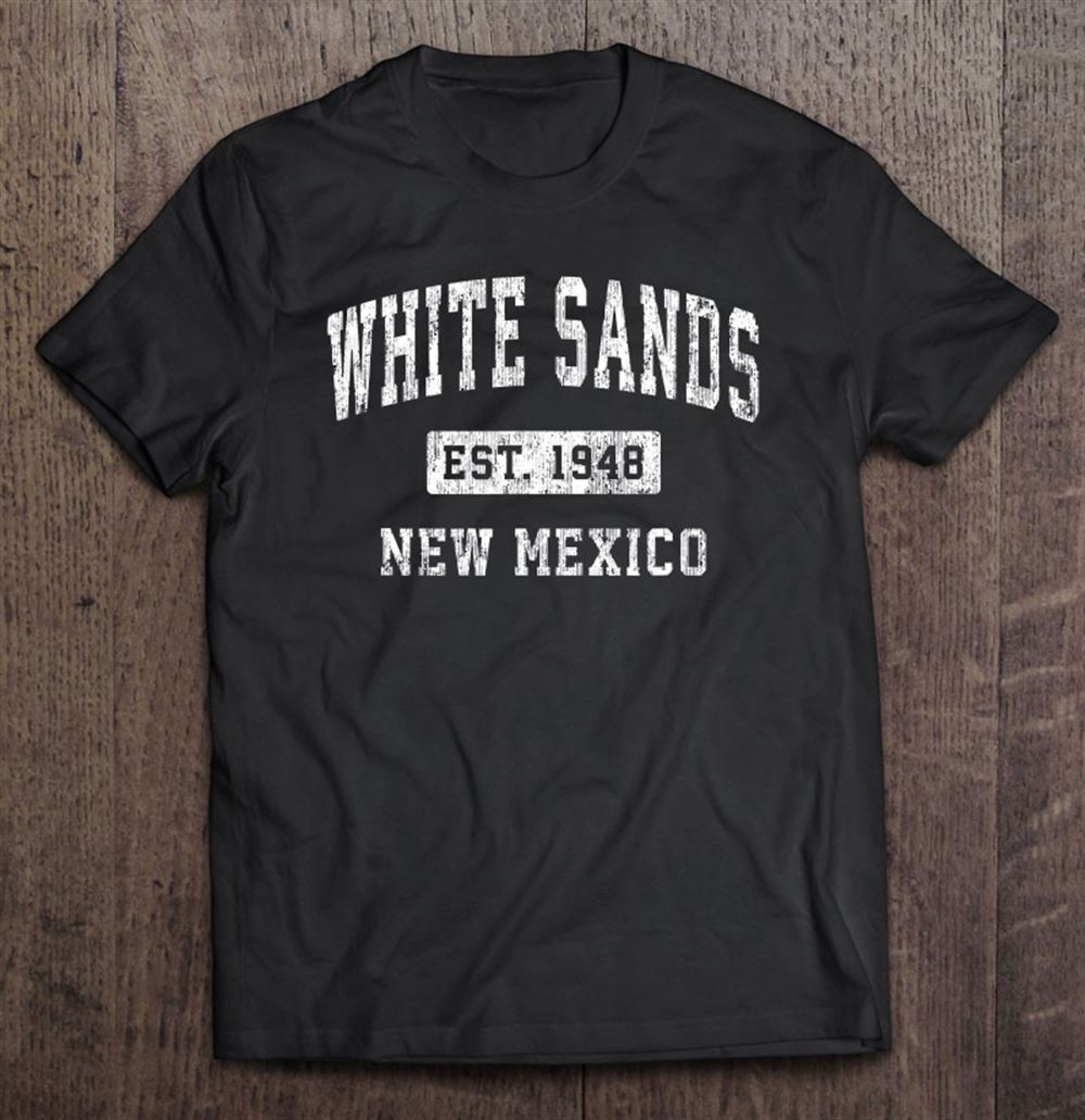 Amazing White Sands New Mexico Nm Vintage Established Sports Design 