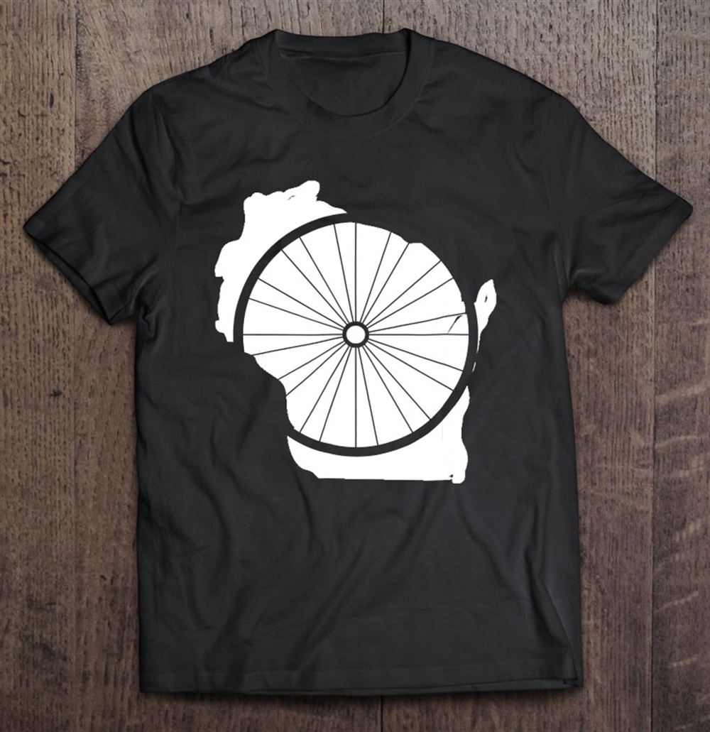 Limited Editon Wisconsin Bicycle Tshirt Wi Biking Shirt Wi Cycling Tee 