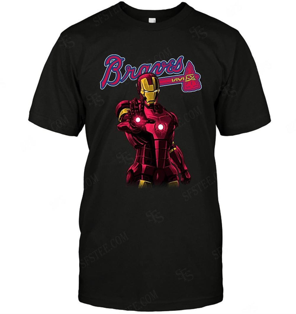 Interesting Mlb Atlanta Braves Ironman Dc Marvel Jersey Superhero Avenger 