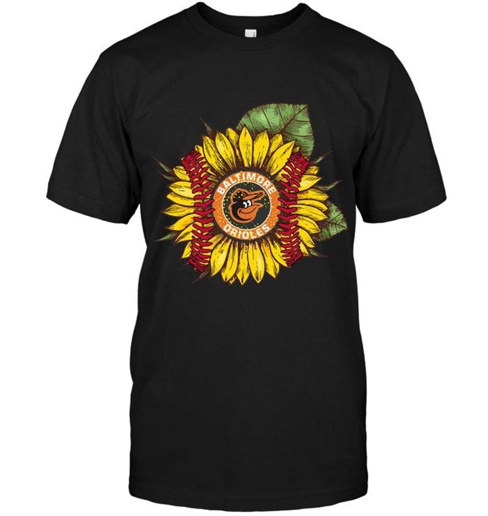 Awesome Mlb Baltimore Orioles Sunflower Baltimore Orioles Fan Shirt 