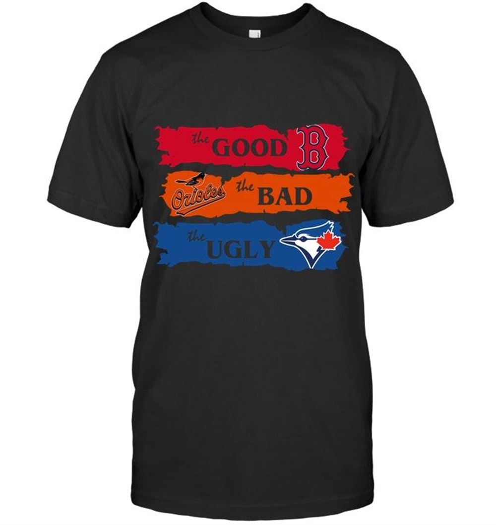High Quality Mlb Boston Red Sox The Good The Bad The Ugly Fan T Shirt 