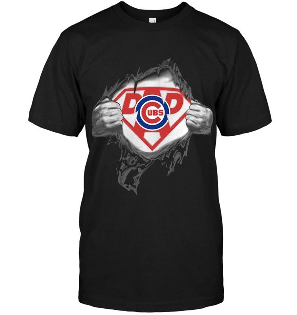 Limited Editon Mlb Chicago Cubs Dad Superman Shirt 