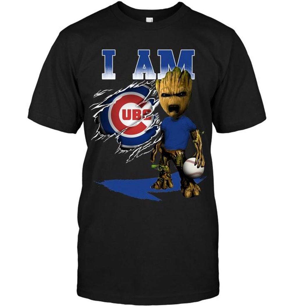 Special Mlb Chicago Cubs I Am Chicago Cubs Groot Shirt 