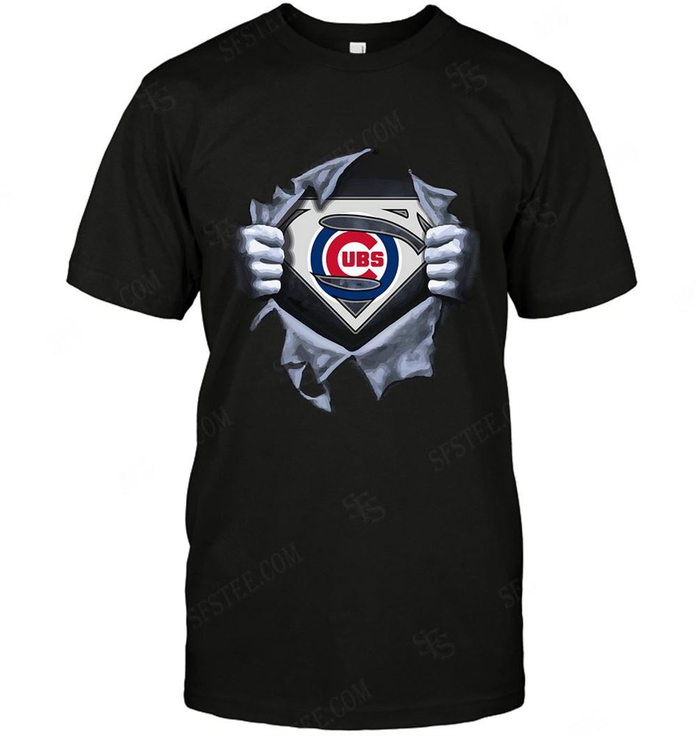 Awesome Mlb Chicago Cubs Superman Logo Dc Marvel Jersey Superhero Avenger 