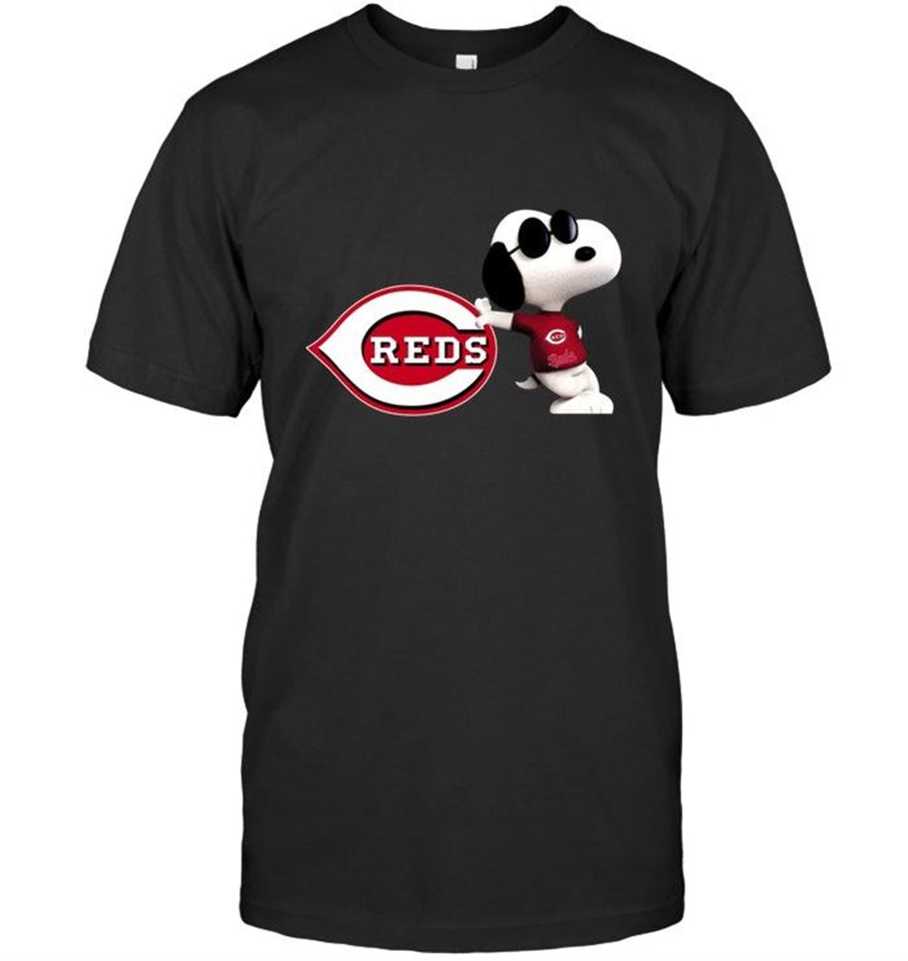 Gifts Mlb Cincinnati Reds Snoopy Sun Glasses Proud Fan Shirt 
