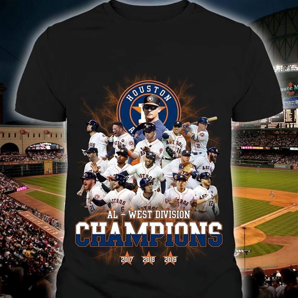 Amazing Mlb Houston Astros Al West Division Champions T Shirt T Shirt Hoodie Sweater Mug 
