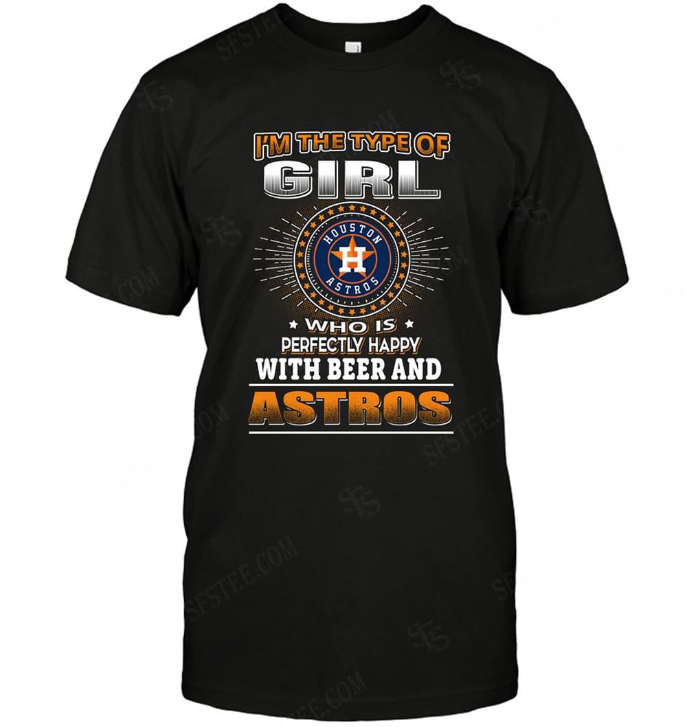 High Quality Mlb Houston Astros Girl Loves Beer 