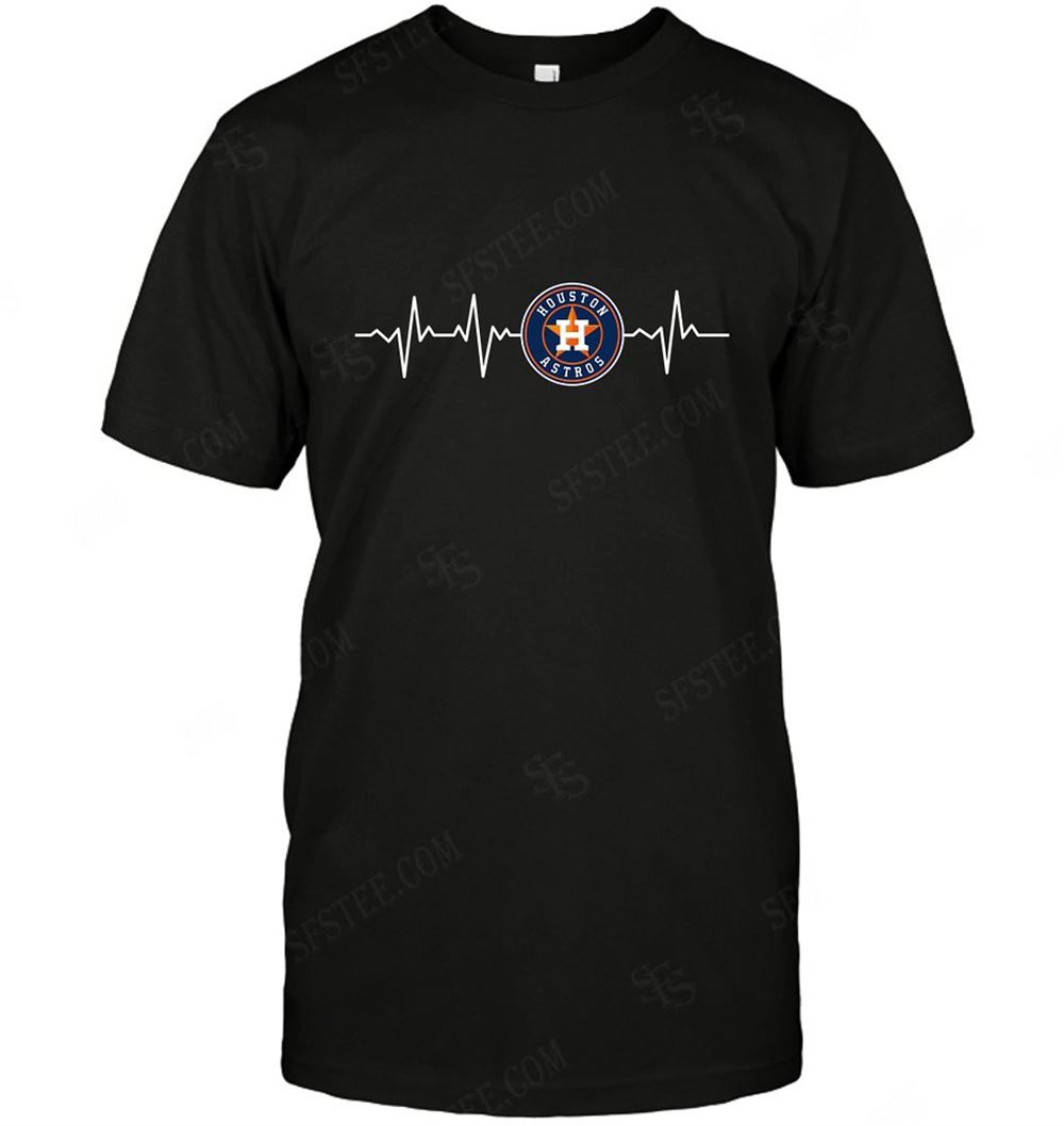 Great Mlb Houston Astros Heartbeat With Logo 