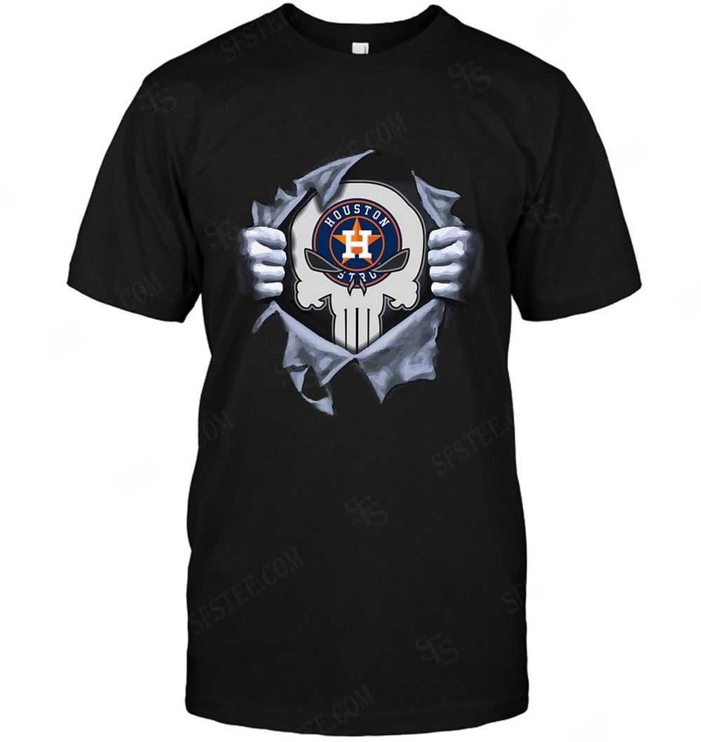 Special Mlb Houston Astros Punisher Logo Dc Marvel Jersey Superhero Avenger 