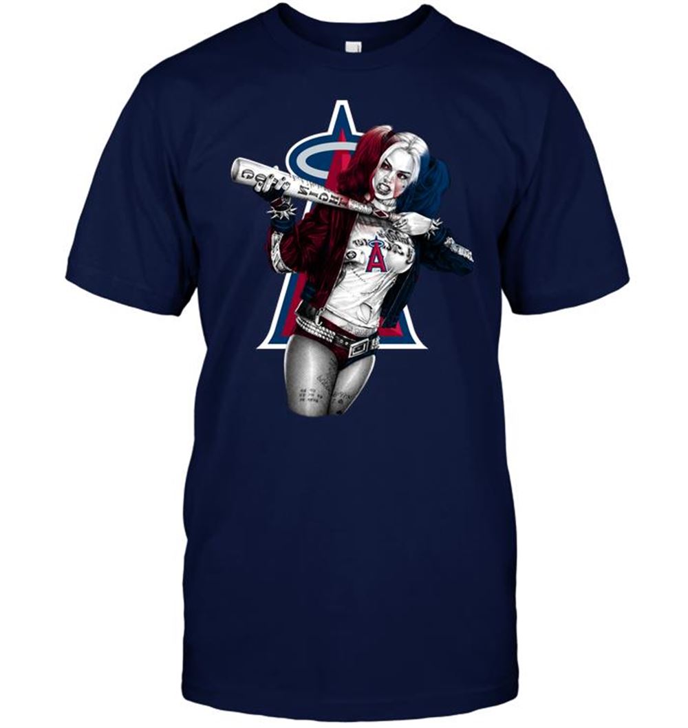 Awesome Mlb Los Angeles Angels Harley Quinn Los Angeles Angels 