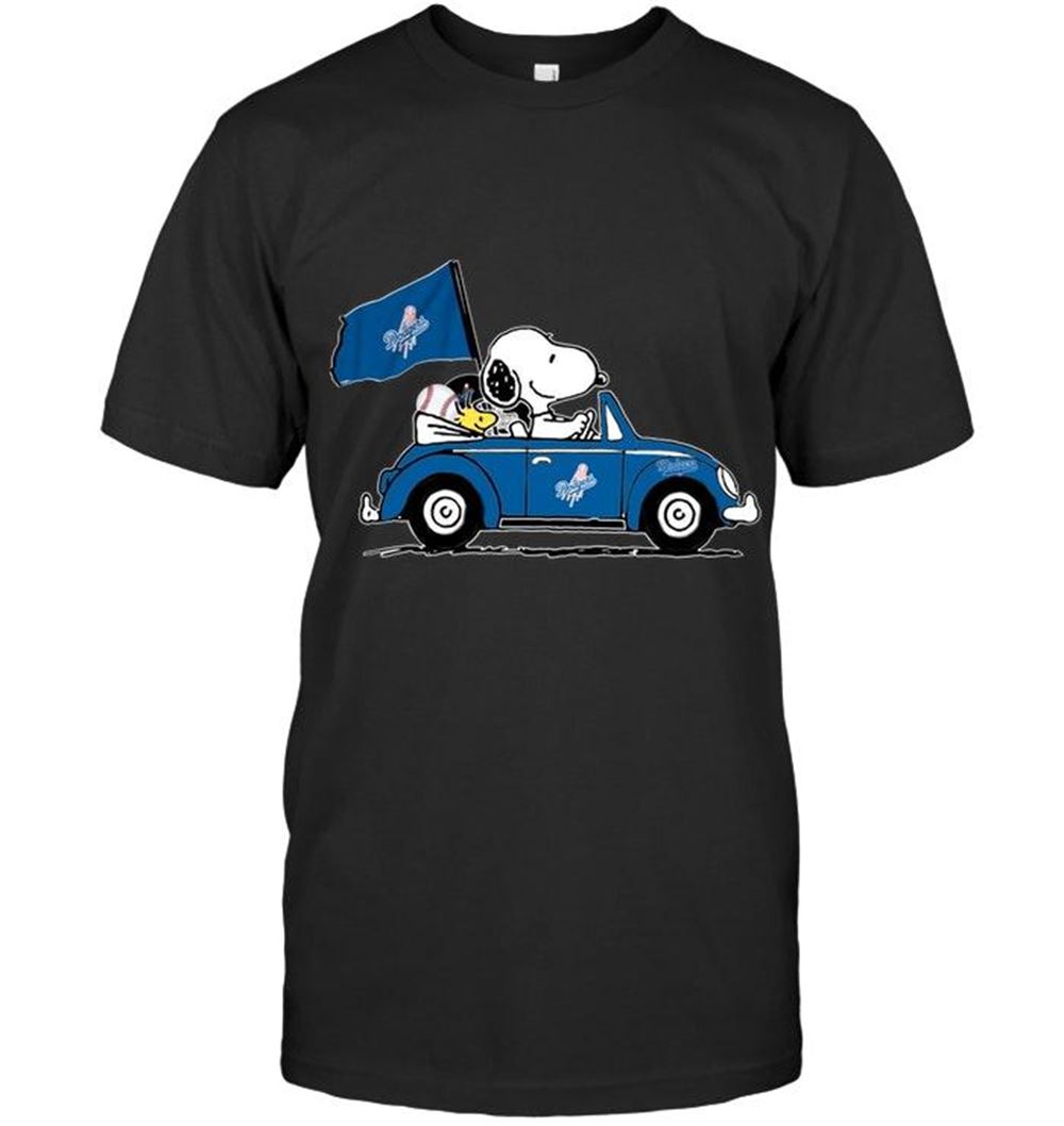 Special Mlb Los Angeles Dodgers Snoopy Drives Los Angeles Dodgers Beetle Car Fan T Shirt 