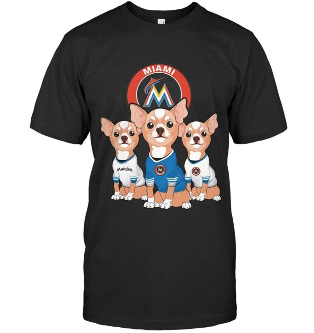 Happy Mlb Miami Marlins Chihuahuas Fan Shirt 