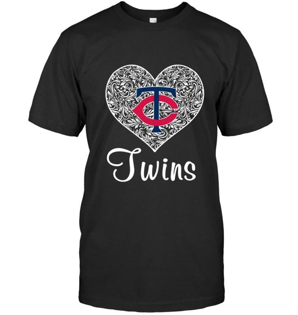 High Quality Mlb Minnesota Twins Heart Floral Pattern Shirt 