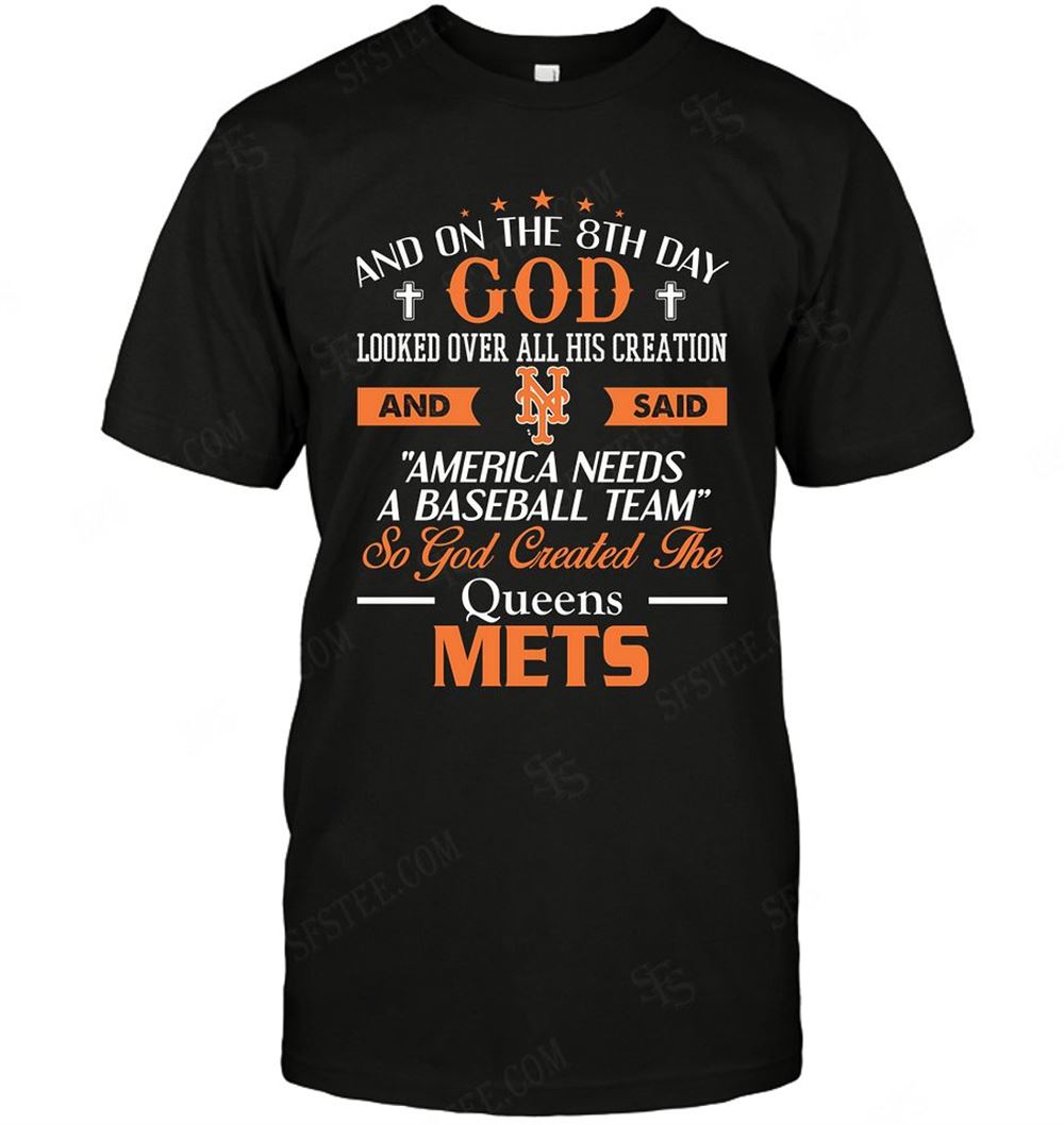 Amazing Mlb New York Mets On The 8th Day God Created My Team 